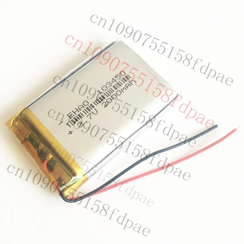 

OK 2000mAh 3.7V Rechargeable li po Battery Cells For Camera Laptop GPS PSP 10*34*50