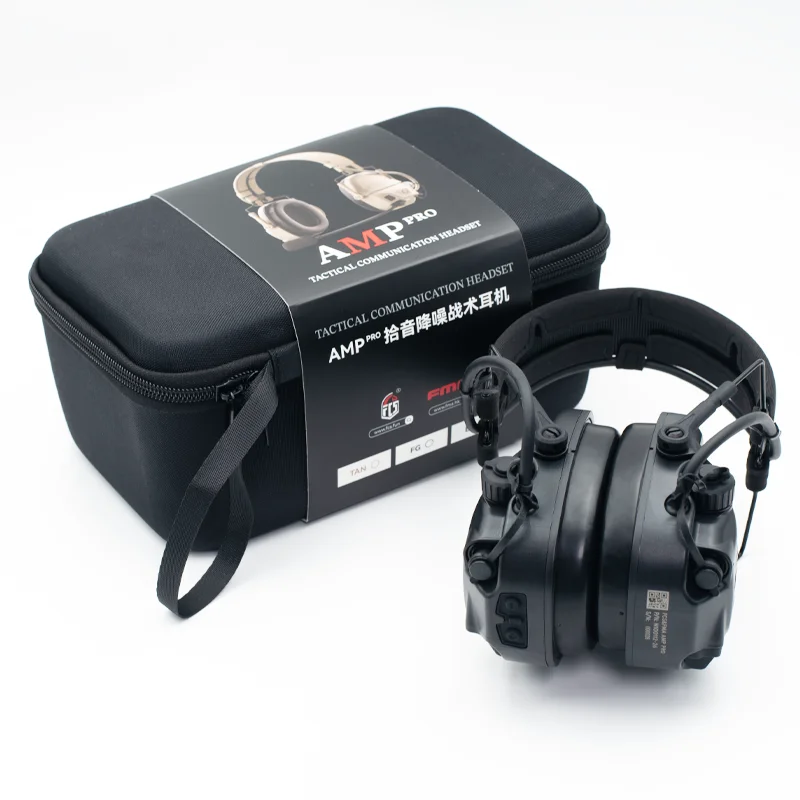 2026 New Full Digital Dual DPS FCS-Tactical FMA AMP Tactical Headset Communication with V20/V60 PTT Accessory