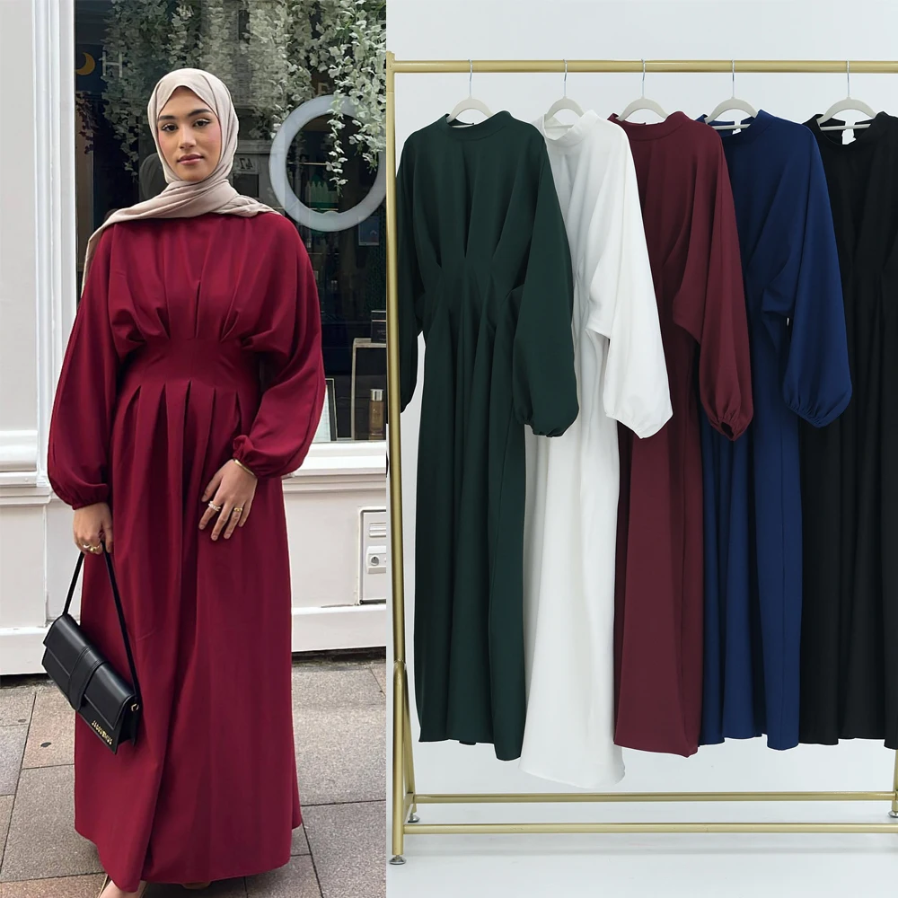 

Dubai Ramadan Abayas for Women Muslim Maxi Dress Eid Mubarak Djellaba Turkish Arabic Robe Islamic Clothing Modest Abaya Kaftan