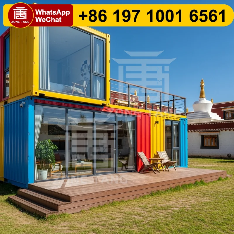 

Pre Fabricated Luxury Container House Flat Pack Homes Prefabricated Home Eco-Friendliness Prefab Tiny Factory Custom Hot Sale