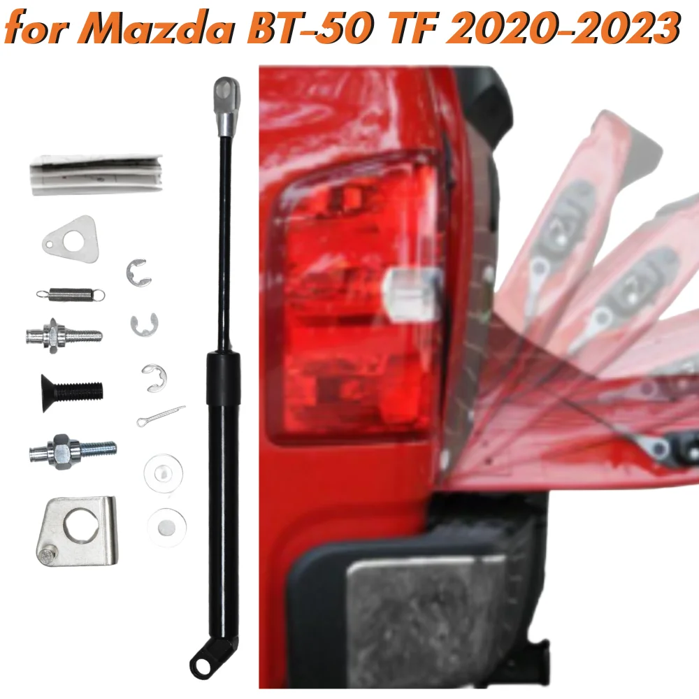 

Кол-во (1) стойка багажника для Mazda BT-50 TF Pickup 2020-2023 подъемник багажника заднего багажника, поддержка газовой пружины, амортизатор, бампер