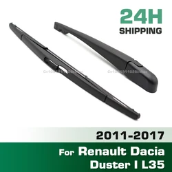 GREATROAD Wiper Rear Wiper Blade & Arm Set Kit For Renault Dacia Duster I L35 2011 - 2017 Windshield Windscreen Window Brush