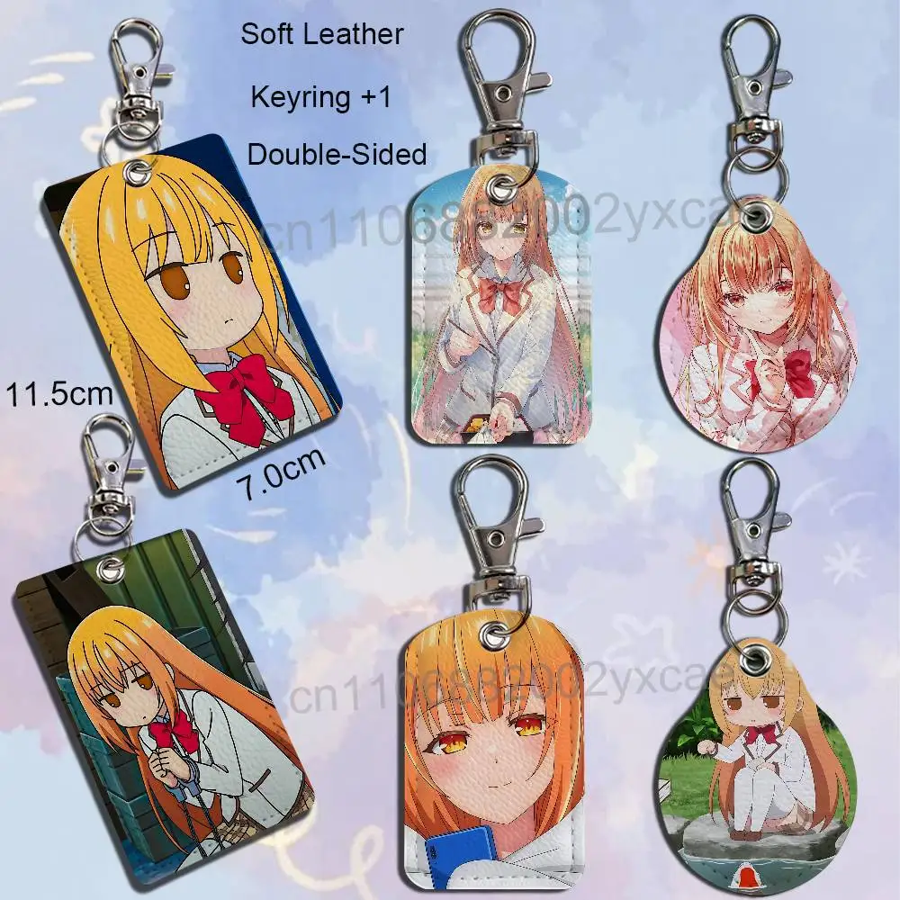 Hinako Konohana Rich Girl Caretaker Card Holder With Keychain Executive Protection For Bank Credit Subway Bus Case