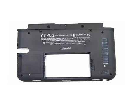 الأصلي الجديد لـ 3dsxl لـ 3dsll الإسكان الغطاء الخلفي غلاف بلاستيكي استبدال أسود أبيض