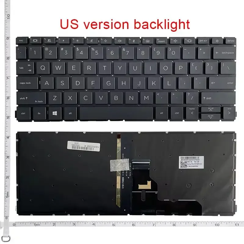 

New US/RU Russian Keyboard For HP PROBOOK 430 G8 435R 435 G8 ZHAN 66 PRO 13 G4 G5 English