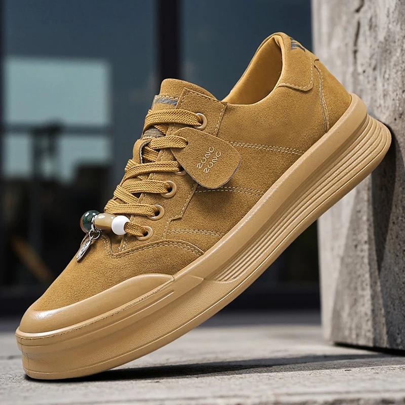 Fashion Men Casual Shoes Non-slip Platform Board Shoes Comfortable Sport Footwear Breathable Walking Sneakers Men Running Shoes