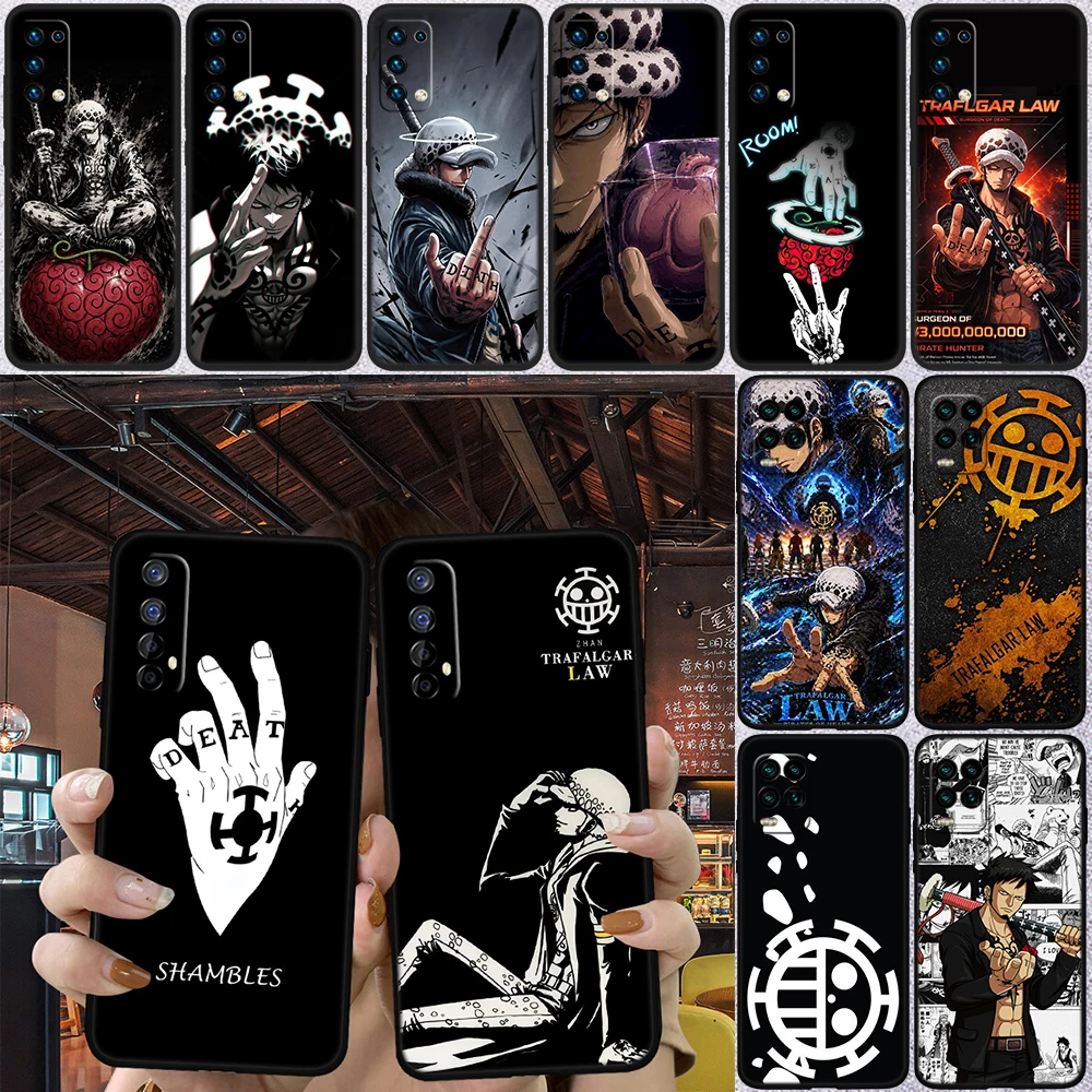 EY18 One Piece Law Phone Case for Samsung Galaxy M06 M15 M16 M35 M55 M56 A36 A42 A50 A50S A51 A52 A32 A33