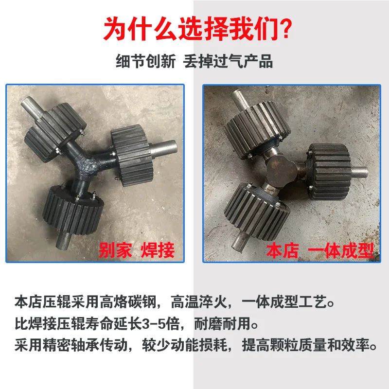 Feed Pellet Machine Roller Assembly Roller Model Granulator Roller Parts Custom-made Perforated Screen Roller Installation