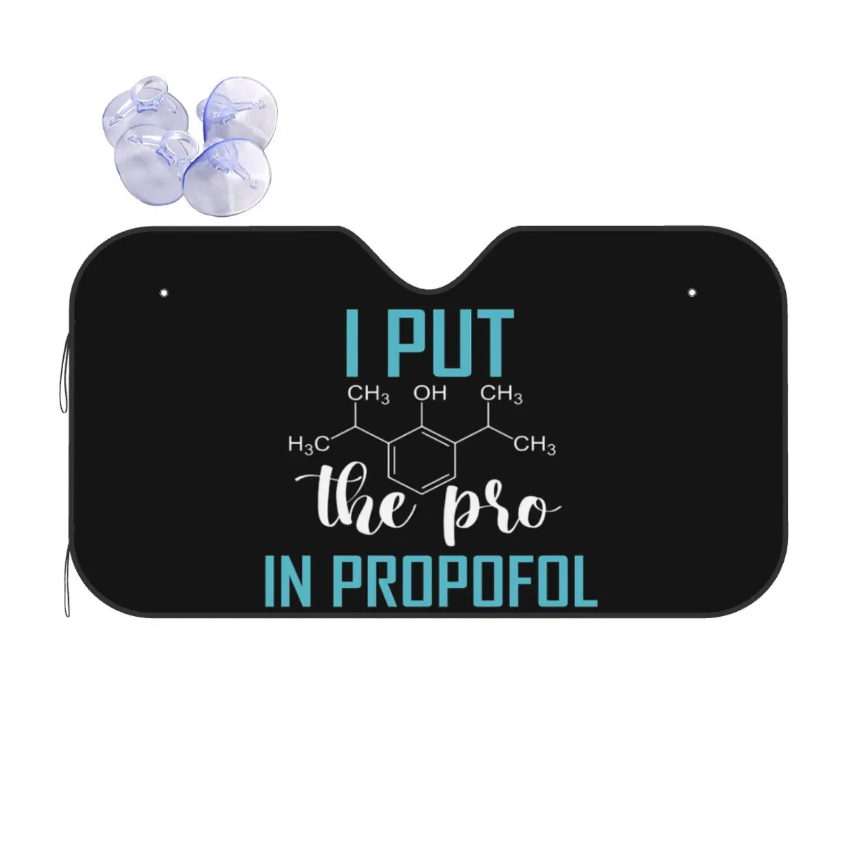 

ANESTHESIA Pro In Propofol Sunshade Windscreen Car Front Windshield Window Sun Visor Accessories Covers