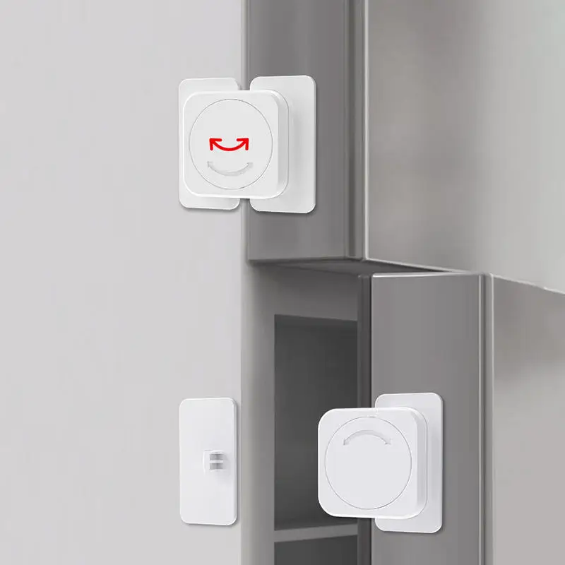 

No Punching Children Safety Lock Right Angle Drawer Window Anti-Pinch Device For Babies Infants Home Protection Tool