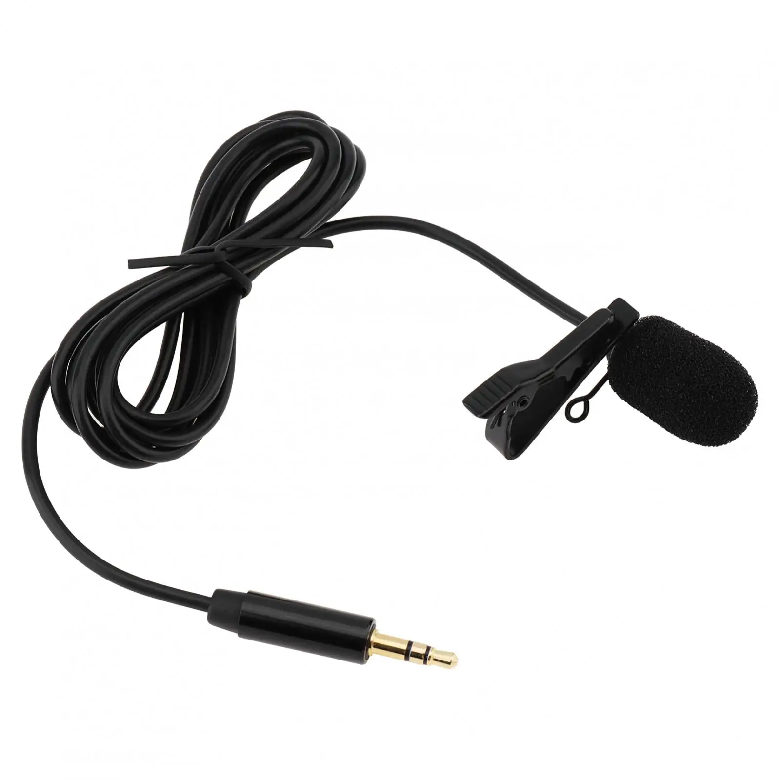 Czarne mikrofony Lavalier pasujące do mikrofonu DJI 2/3 Rode Wireless Pro / Wireless GO 2, dookólnego mikrofonu Lav Lapel do noszenia — zdjęcie produktu 3