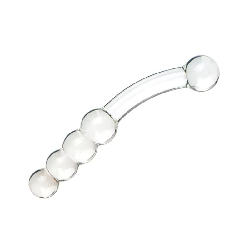 Prostate Massager Anal Dildo Sex Toy For Women Men Crystal Glass Butt Plug Anus Dilator Glass Anal Plug Insert Vagina Anal