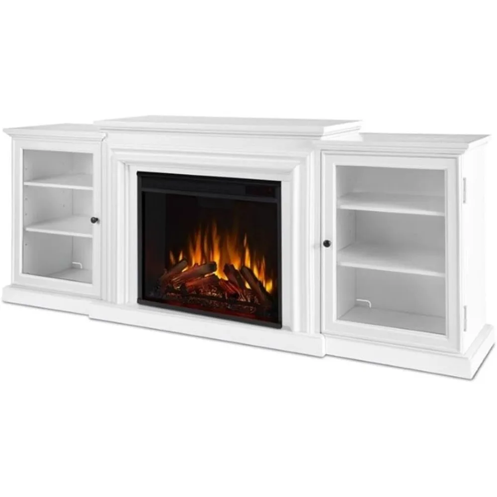 Traditional Wood Electric Fireplace for TVs up to 72