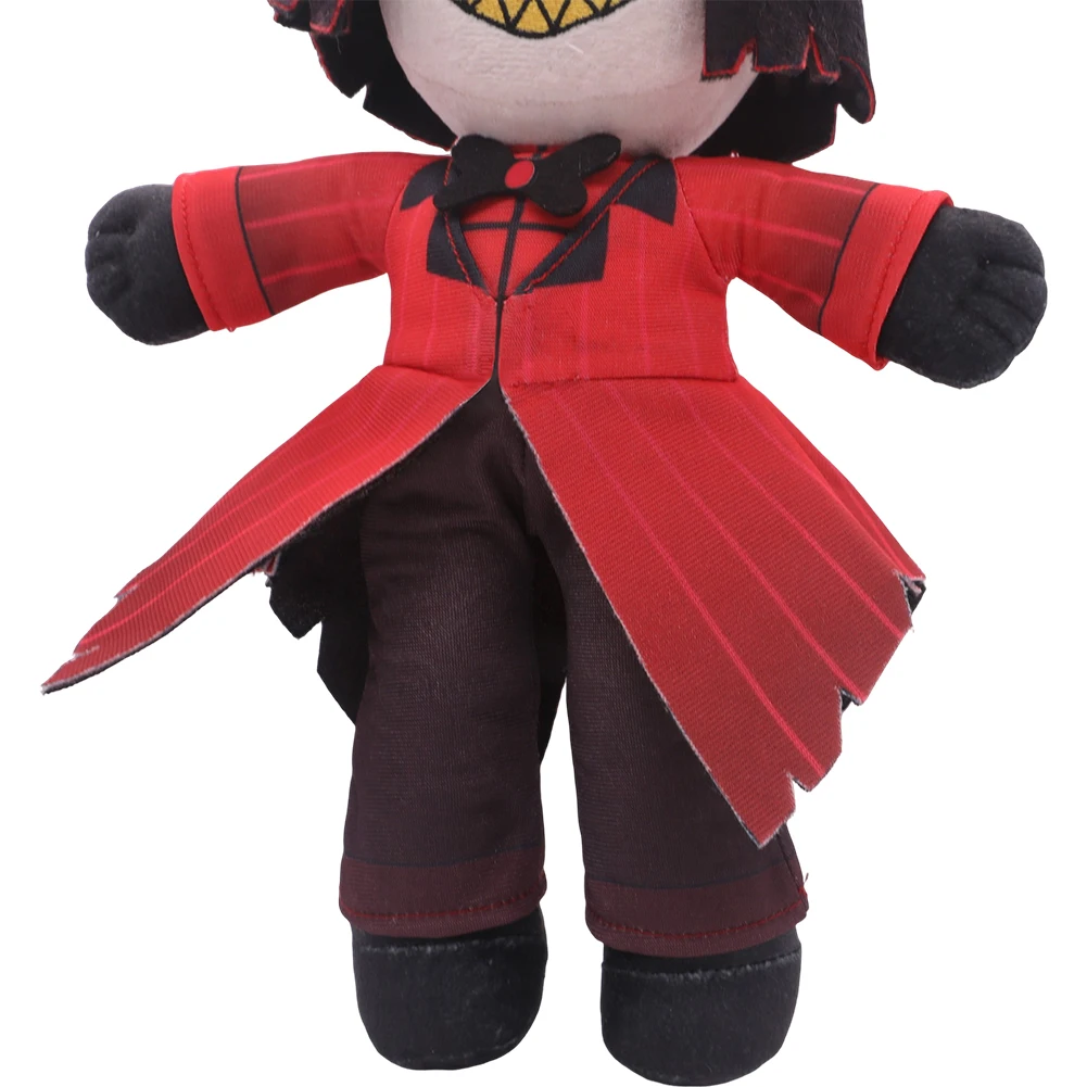 Cartoon Alastor Plush Toy, Hotel Cosplay, mascote macio, decoração de Halloween, adereços fantasia, Natal e presentes de aniversário, 35 cm, 30cm