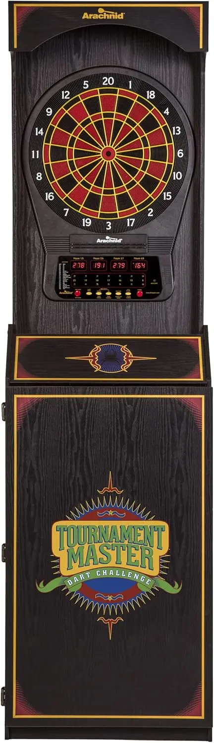 

Стоящие электронные дротики Arachnid Cricket Pro 650 с 24 играми, 1332 вариациями и 6 дротиками с мягким наконечником в комплекте