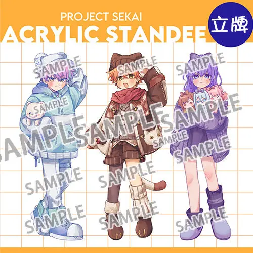 Project Sekai Anime Asahina Mafuyu Tenma Tsukasa Kamishiro Rui Cosplay Acrylic Stand Model Plate Desk Decor Christmas Gifts