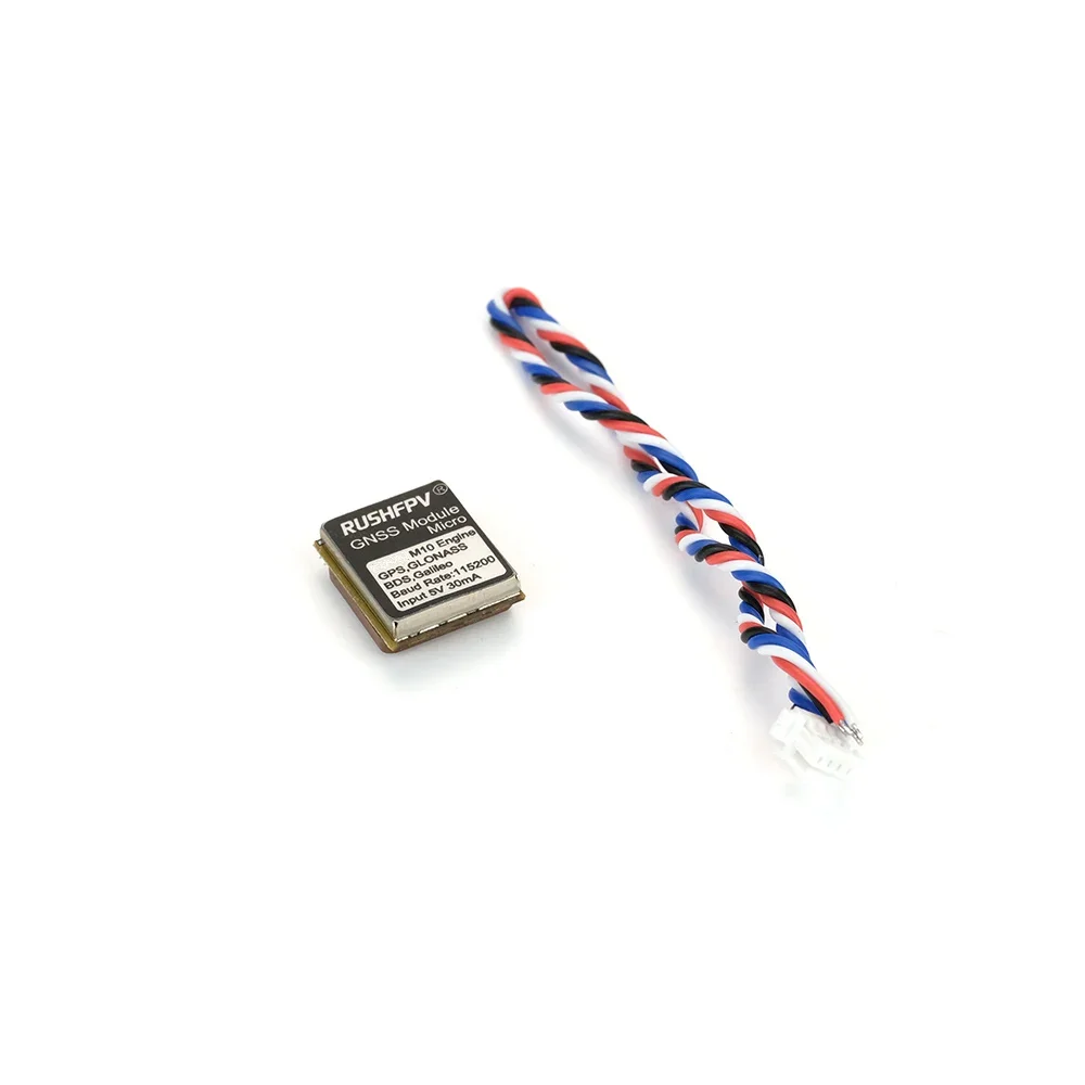 RUSHFPV Micro GNSS GPS Module 5V 30mA 10Hz Update Rate Multi‑Constellation Receiver for Racing & Freestyle Quad