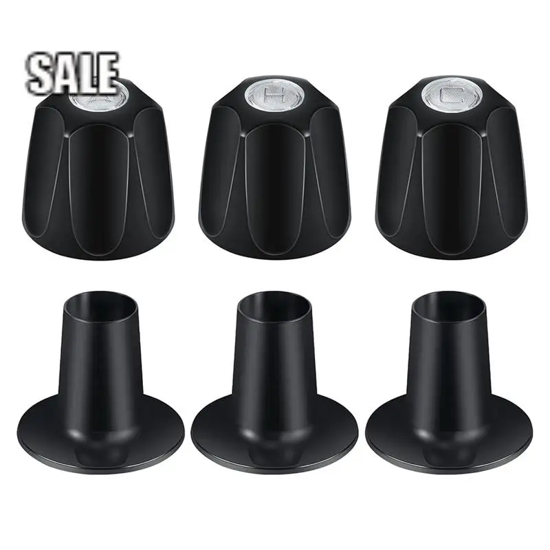 

Shower Knobs 3 Piece Replacement For Price Pfister Tub/Shower Handle Restoration 3 Faucet Handle Trim Kit-A68E