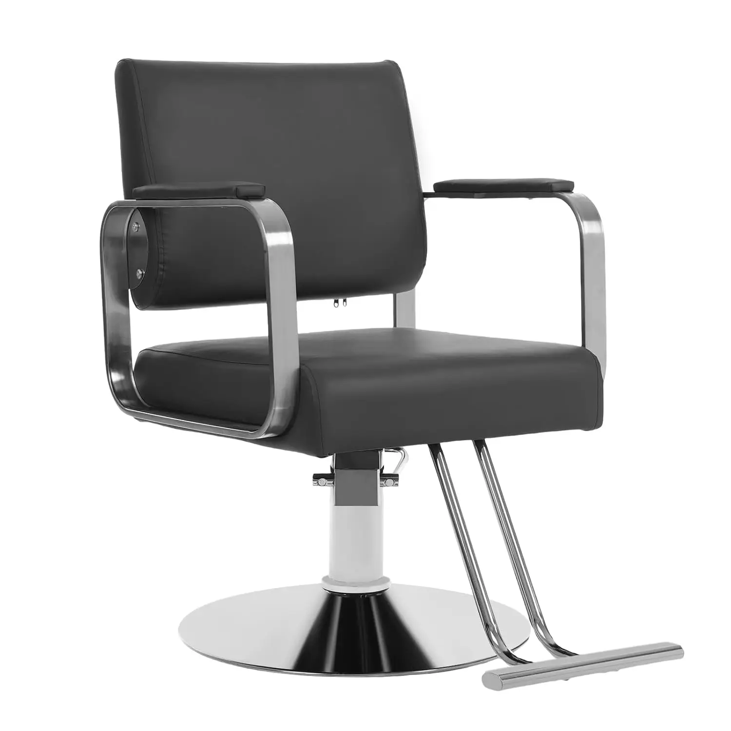 Salon Barber Chair for Hair Stylist, Hydraulic Reclining Styling Chair, Heavy Duty Tattoo Shampoo Equipment, Customized