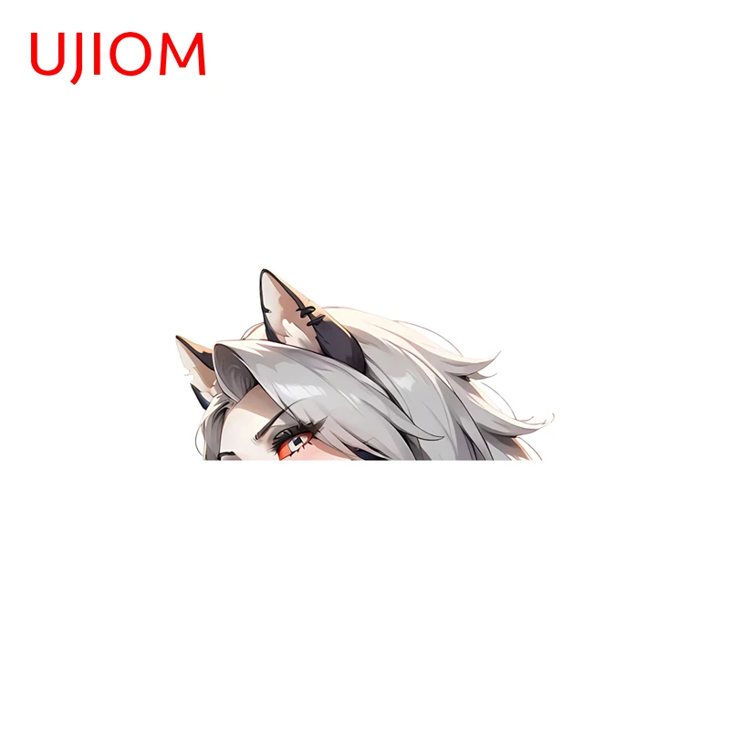 UJIOM Furry Loona Wall Sticker Premium Enchanting Design High Quality Occlusion Scratch Decal Delicate Adhesive Wallpapers Decor