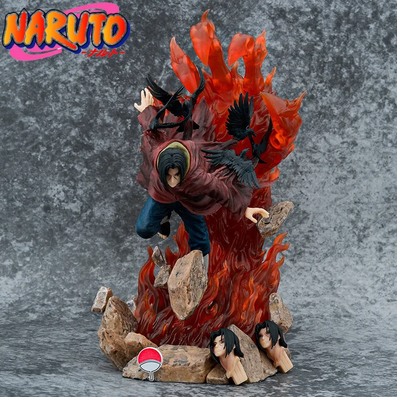 

Anime Naruto Crow Turn Around Uchiha Itachi Figure Gk Pvc Action Figurine Model Decoration Collection Toy For Children Gifts