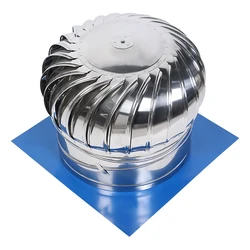 Ventilador de ventilación de techo de ático de acero inoxidable, turbina de viento, fábrica, taller, campana de escape de alta calidad, 1 piezas