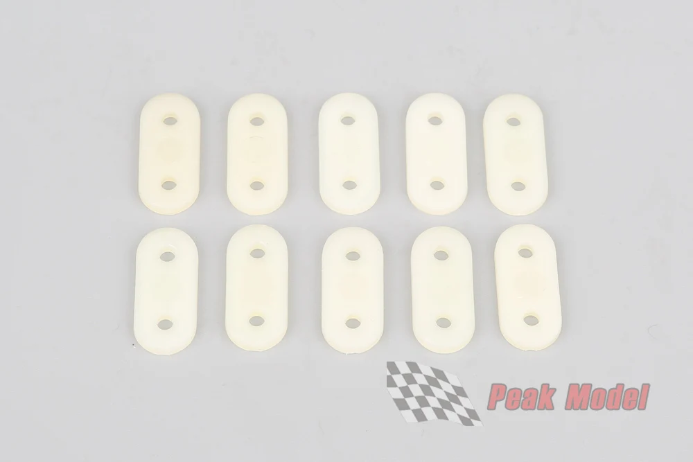 Tablettes rondes et plates en Nylon L21xW10xH2mm, plaque de tablette en plastique, Machine pour roues de train d'atterrissage d'avion