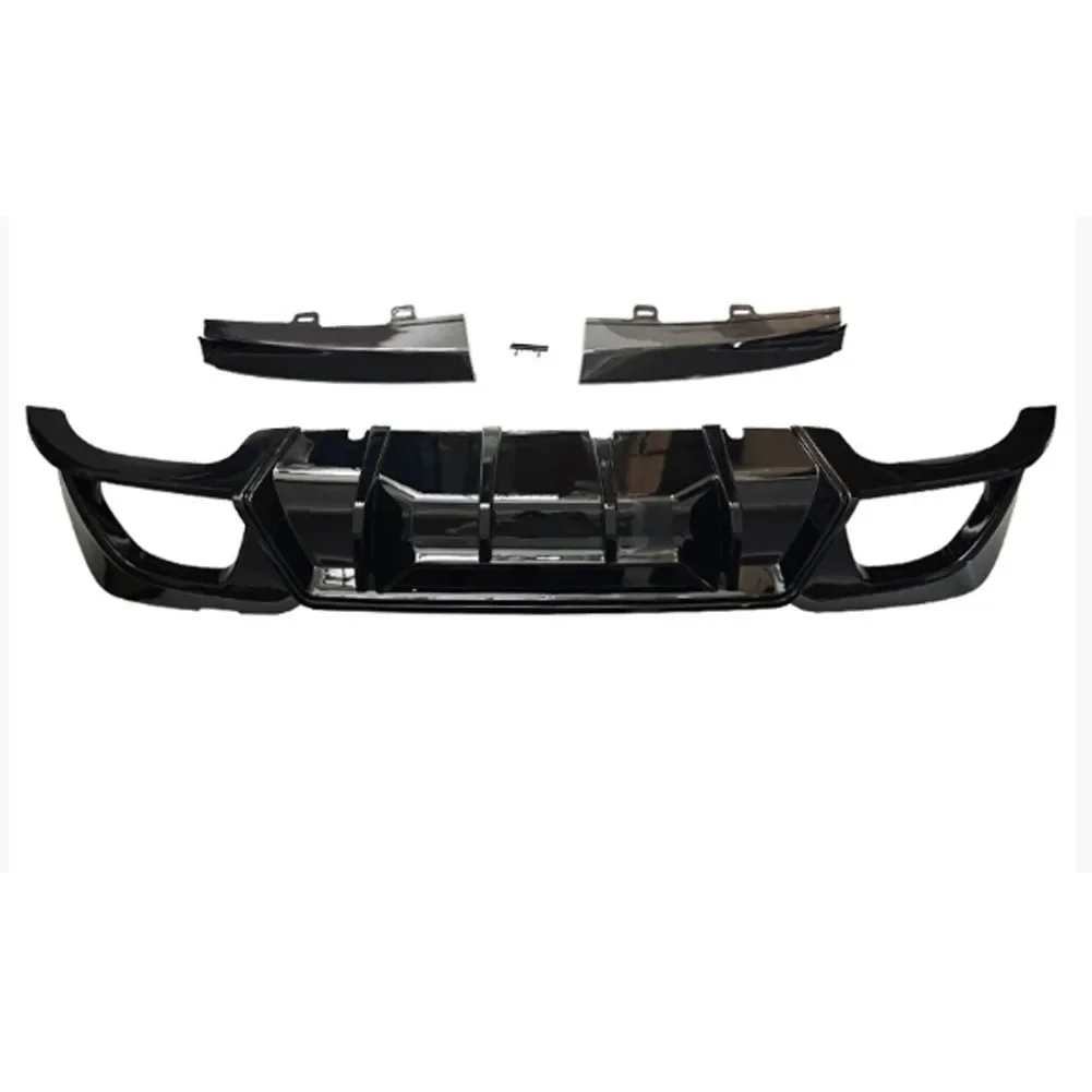 Achterbumper Staart Diffuser Lip Spoiler Lip Diffuser Met Side Splitters Voor Bmw 3 Serie G20 G28 M Sport 320i 330i 2019-2022
