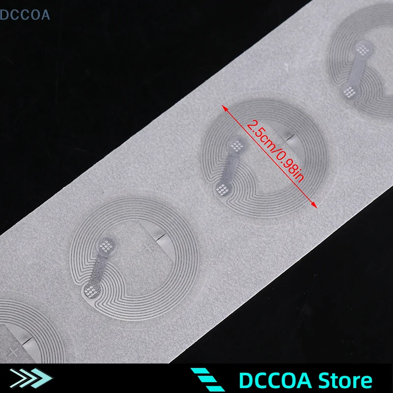 50/100Pcs แท็ก NFC Nfc215 ชิปป้ายสติกเกอร์ RFID อิเล็กทรอนิกส์ป้ายสติกเกอร์สําหรับ Access Control สมาร์ท Rewritable