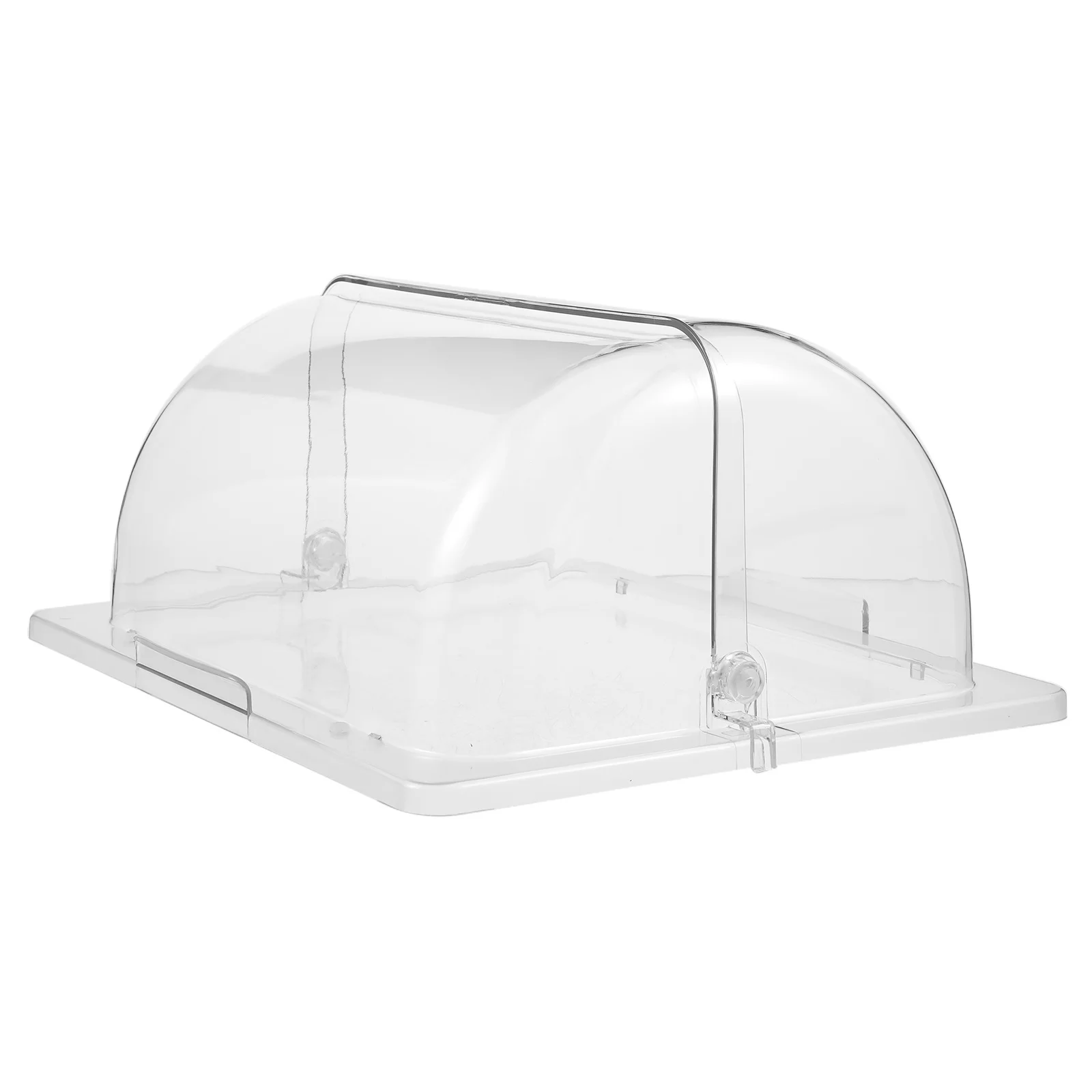 

1pc Cake Cover Transparent Acrylic Pastry Display Case No Odor Clear Dome For Dessert Bread Cookie Sample Showcase Storage