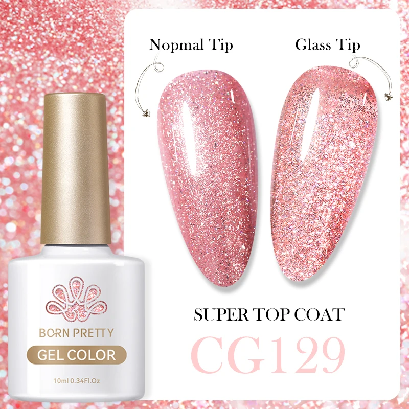 BORN PRETTY 10ml Ancora Rot Farbgel Nagellack Super Leuchtender Lack Semi-Permanent Herbst Winter Trendige Nägel für DIY-Nägel zu Hause