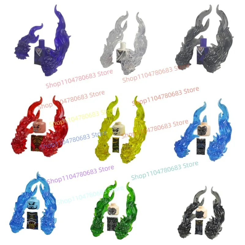 

MOC Building Blocks Special Effects Celestial Warrior Mini Action Figure Assembly Model Display Anime Movie Character Toy Gift