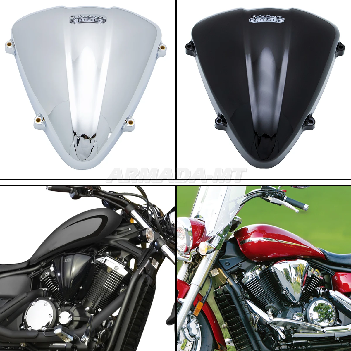 Motorcycle Accessories Engine Air Cleaner Cover Filter Cap For Yamaha V Star 1300 Stryke XVS1300 XVS 1300 V-Star 950 XVS950
