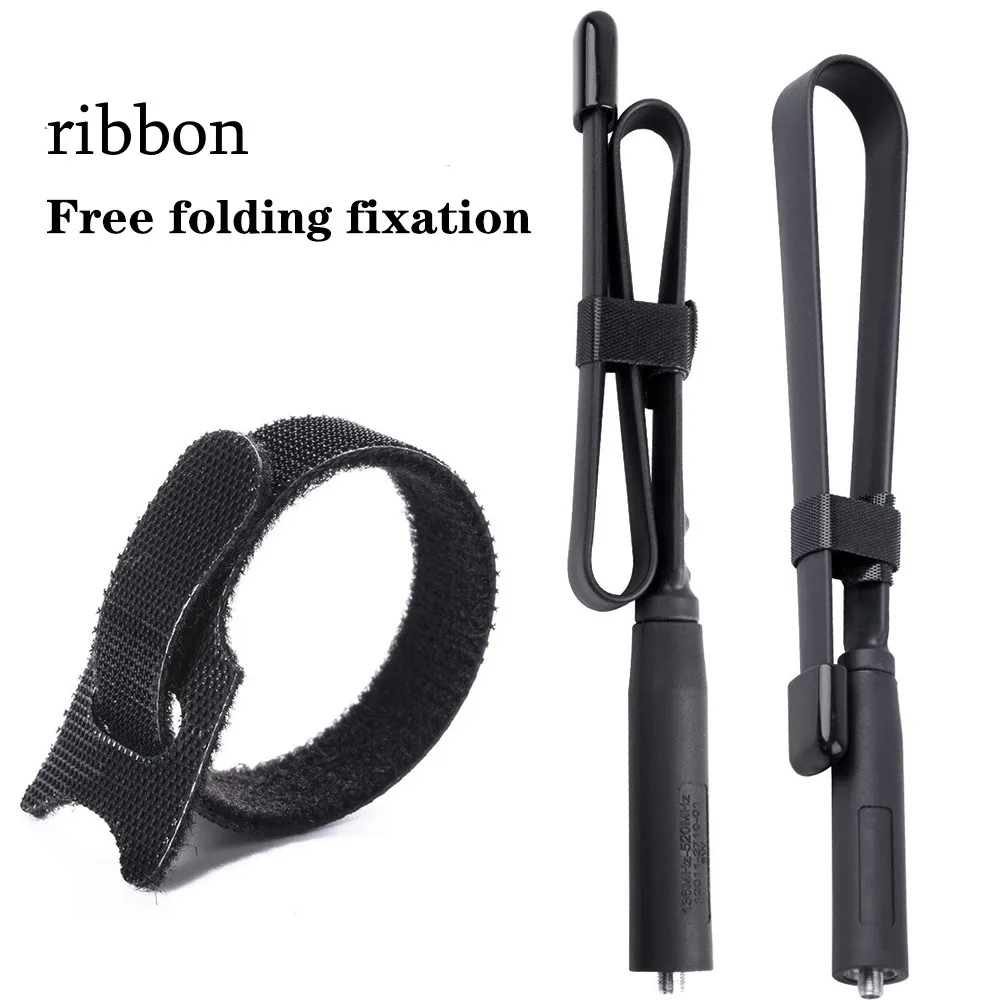 Baofeng CS Tactical Antenna Walkie Talkie Foldable VHF UHF UV16 UV5R UV82 888S UV10R SMA-Female Dual Band Ham Radio Accessories