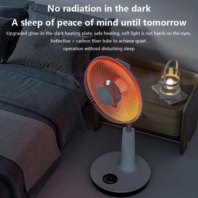 Elektrische Kachel Verticale Huishoudelijke Kleine Zonneverwarmer Energiebesparende Snelle Verwarming Kleine Oven Elektrische Verwarmer.