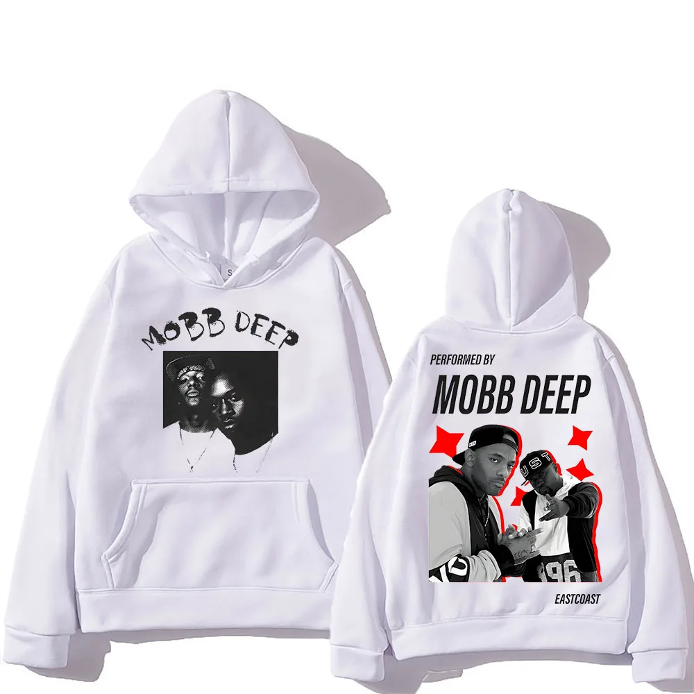 

Sudaderas Hip Hop Hooded Mobb Deep Graphic Printing Comfortable Gothic Sweatshirts With Pocket Retro Clothes Moletom Punk Hoody