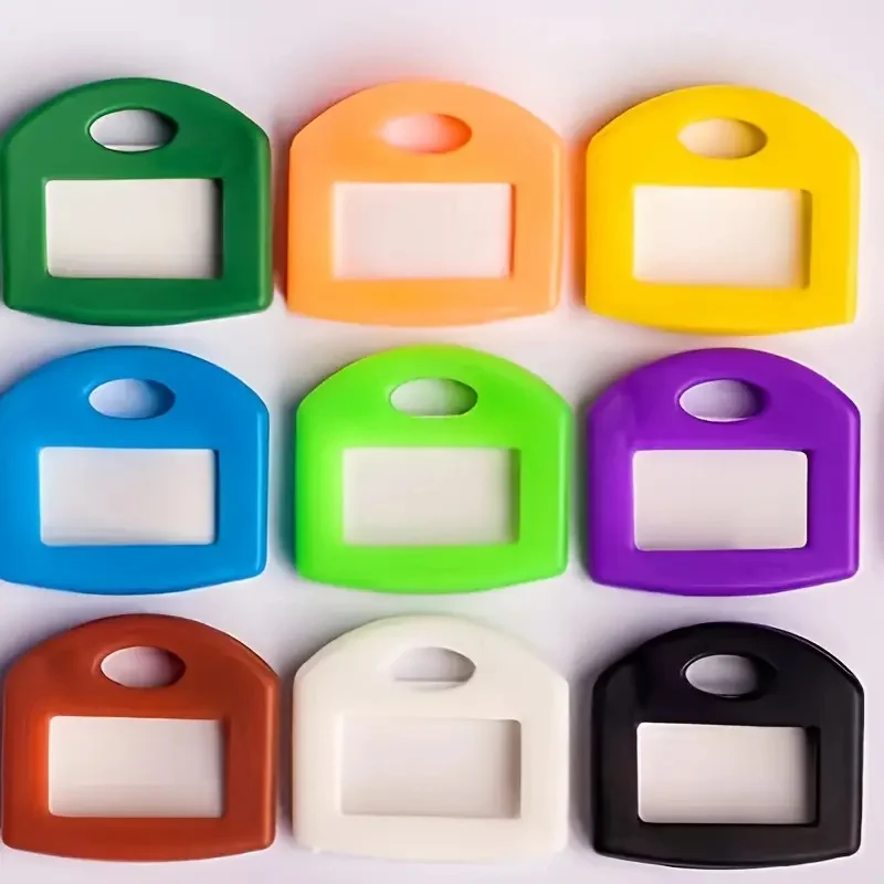 أغطية مفاتيح سيليكون ملونة لسهولة الهوية - علامات تعريف مرنة ومتينة مع أنماط لتنظيم المفاتيح