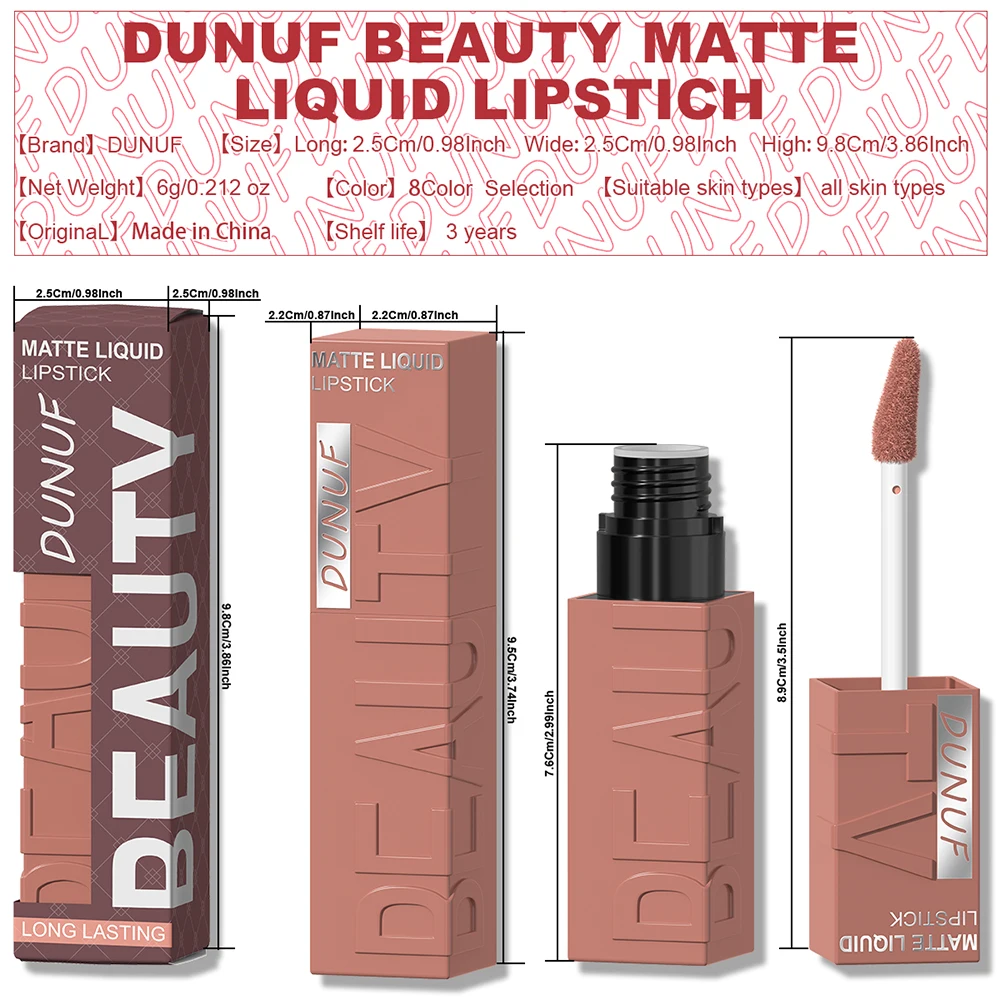 Rouge à lèvres brillant à lèvres, facile à colorer, imperméable, facile à colorer, résistant à la sueur, antiadhésif aux tasses, mode fantaisie Y2K, adapté au noël