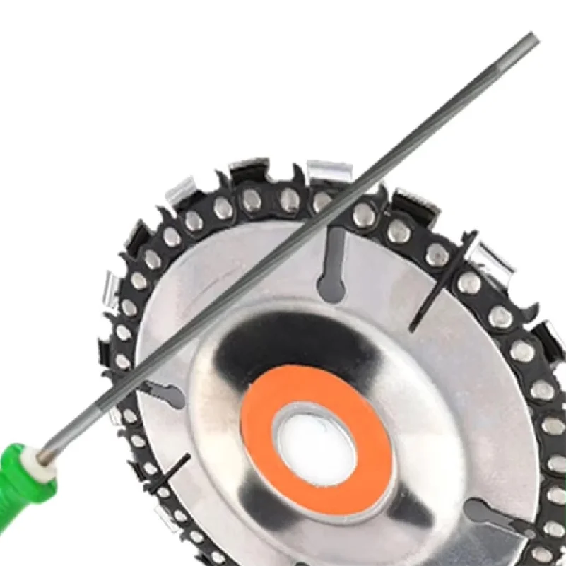 1pcs 4.0/4.8 Round High Carbon Steel Sharpening Chainsaw Saw Chain Files Sharpener Plastic Handle Hand Tools Accessories