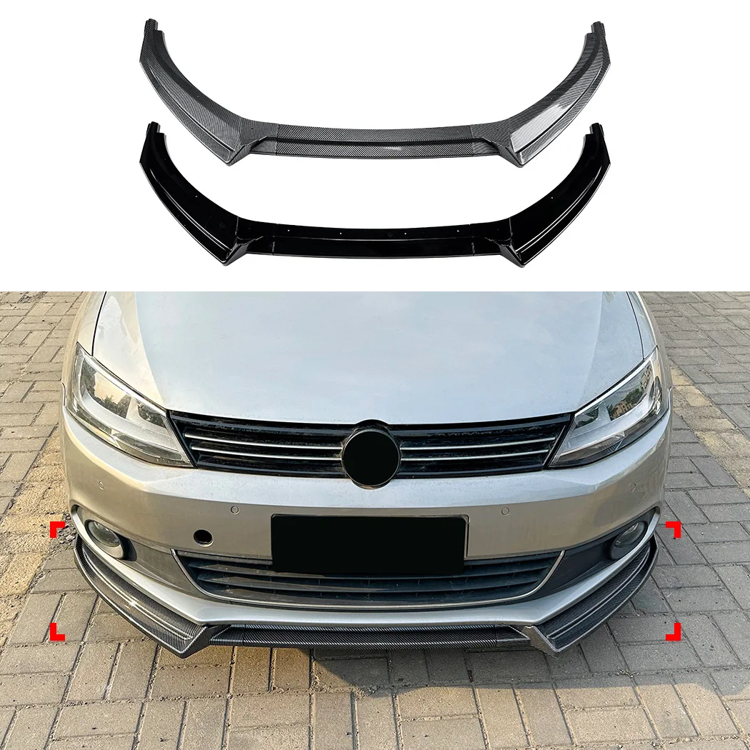 

Подходит для Volkswagen Sagitar Jetta MK6 2011-14: передний бампер, передний сплиттер, передний спойлер-«лопатка», тюнинг экстерьера для трансграничной торговли