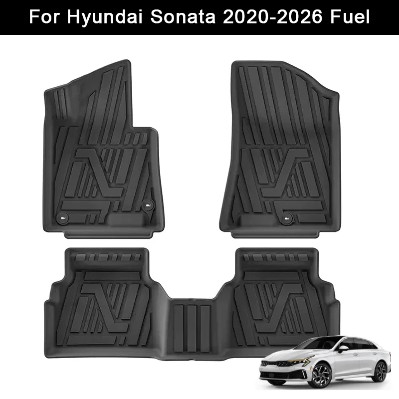 

Для Hyundai Sonata 11th Fuel 2020-2025 Kia K5 (только привод переднего колеса) Fuel 2021-2025 Автомобильные коврики TPE 3D коврик для ног