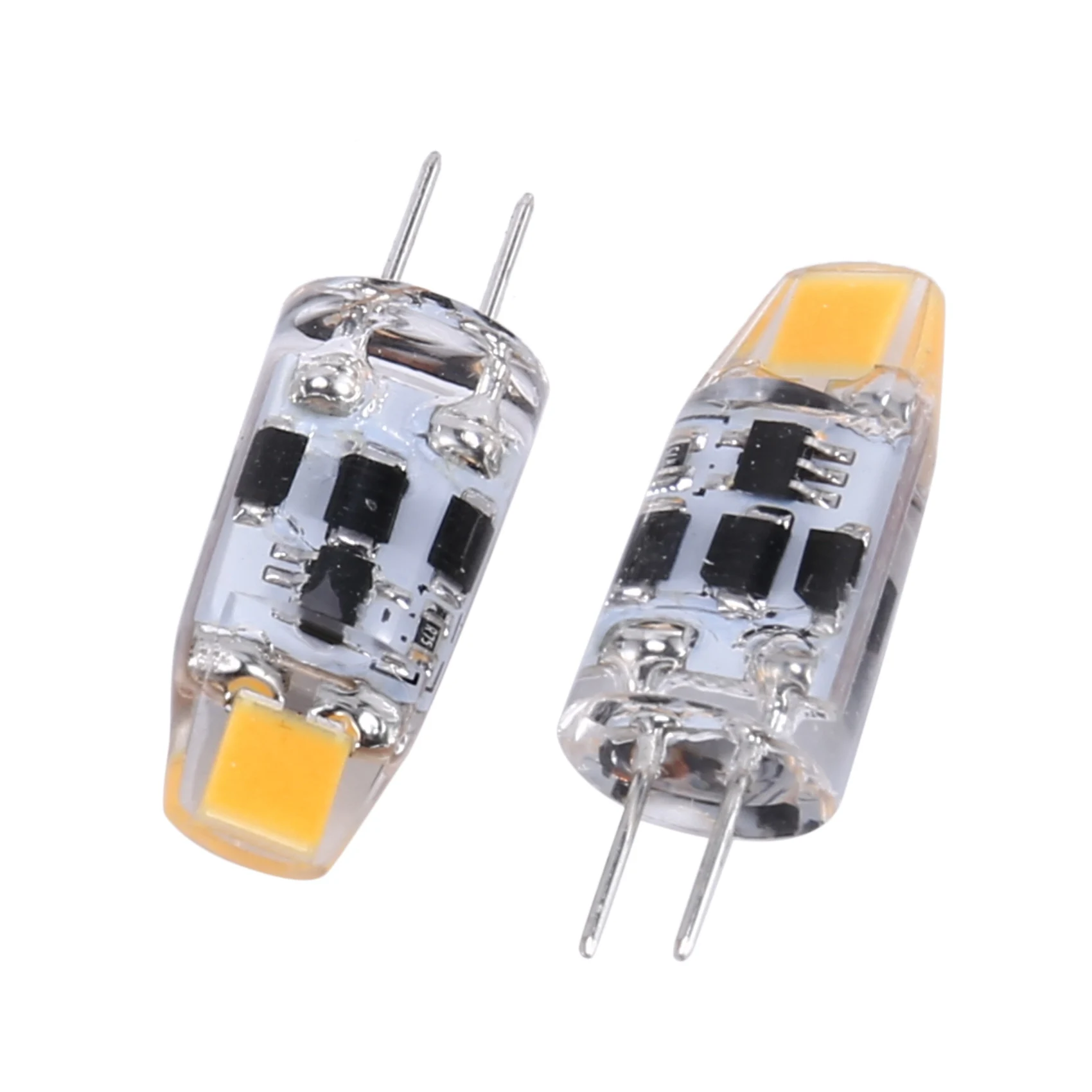 Hot G4 Bulb 2W G4 Led Bulb Is Equivalent to 20W G4 Halogen Bulb Replacement Part,G4 Base Ac/Dc12V-24V, Warm White 10Pcs