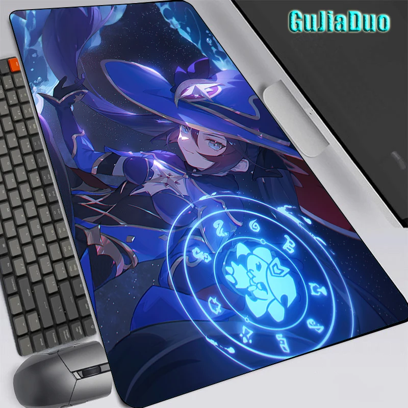 

Genshin Impact Mona Anime Mouse Pad Computer Table Desk Mat Gamer Large Mange Mousepad Gaming Accessories Kawaii Pc Cushion Rug