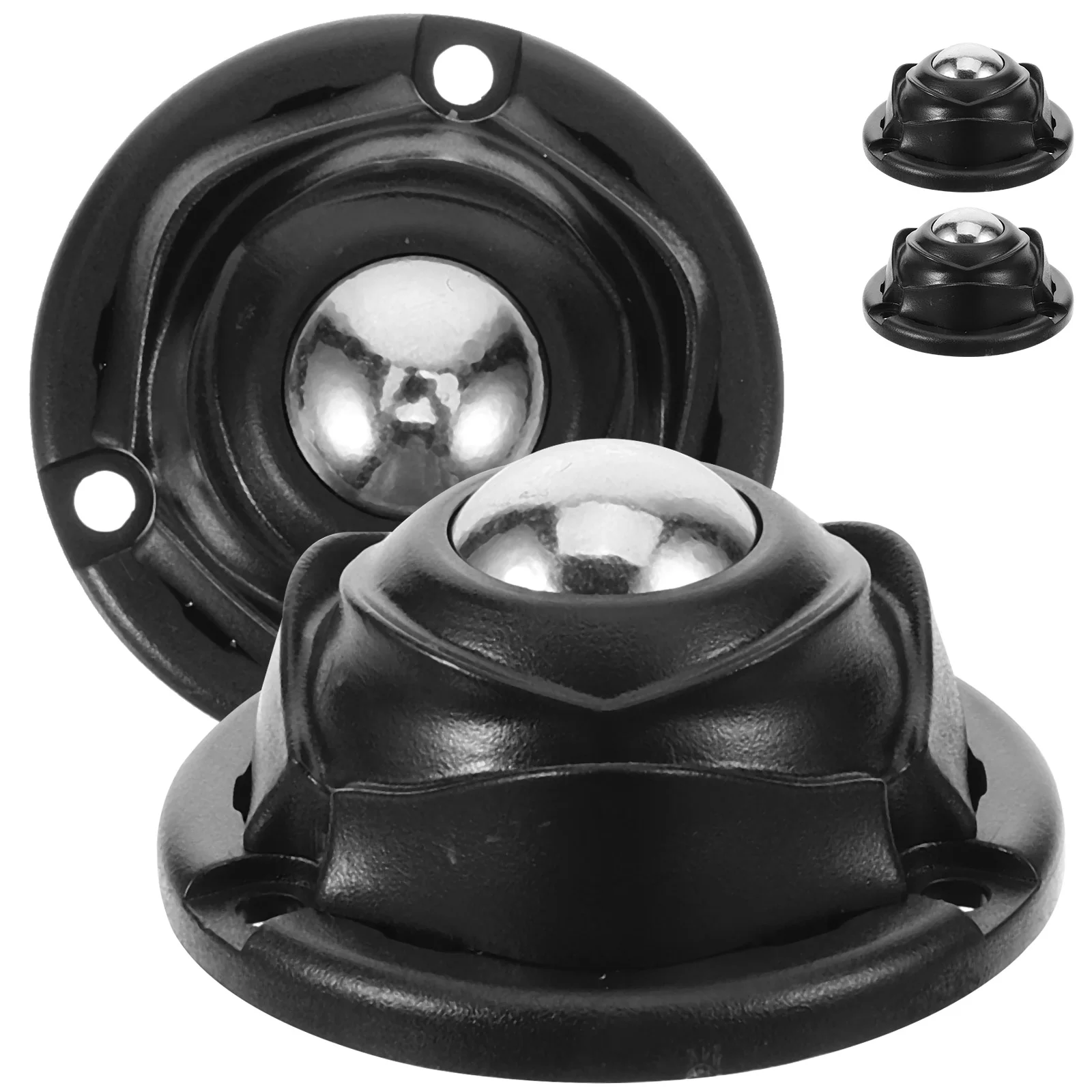 4 Pcs Self Adhesive Casters Toy Storage Garbage Lids Trash Bin Wheels Universal
