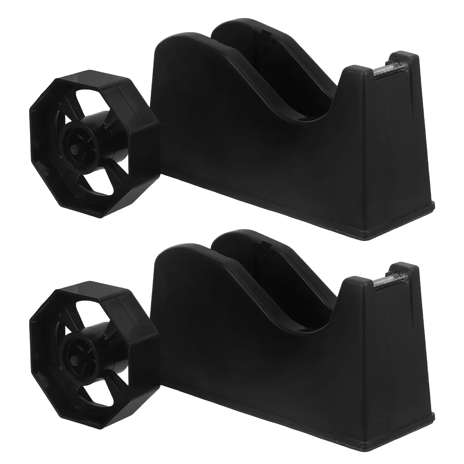 

2Pcs Desktop Tape Dispenser Modern Non-Skid Base for Office School Craft Gift Wrapping Masking Painters Heat Transfer Tape