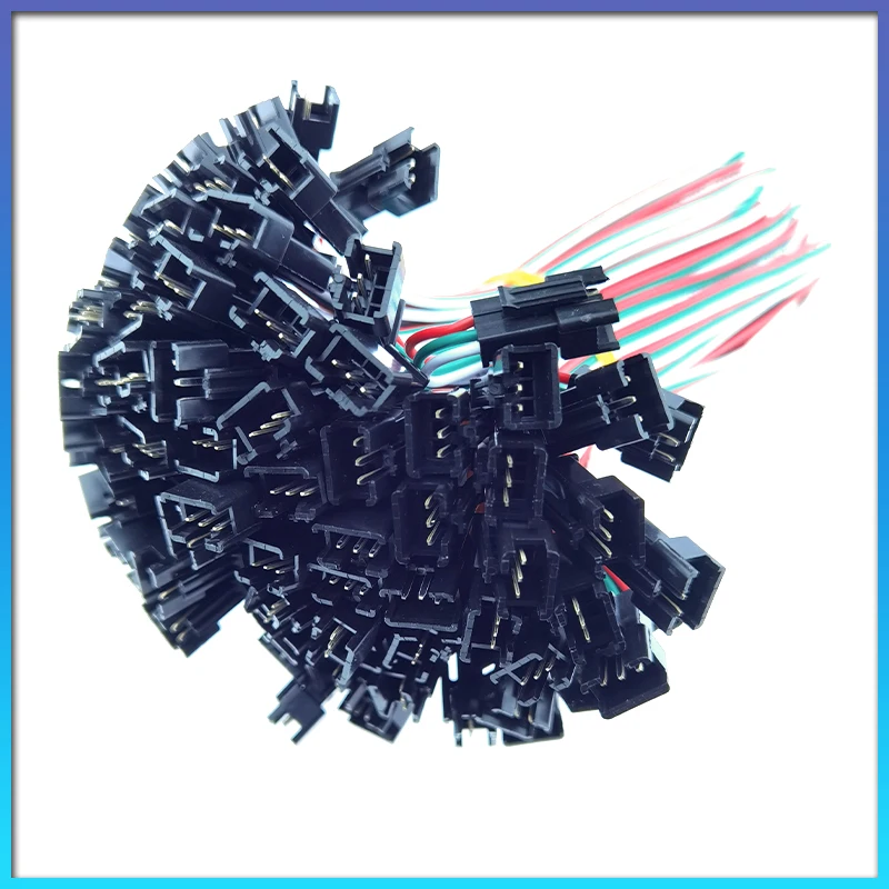 2/3/4/5/6 Pin JST SM LED Extension Cable SM LED Male Female Wire Connector For 3528 5050 RGB RGBW LED Strip Lights Connect 10CM