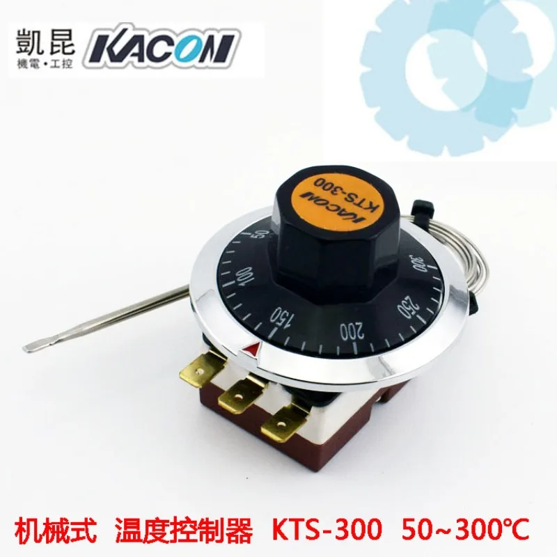 Kaikun Mechanical Temperature Controller KTS-300 Temperature Control Switch Panel Mount KTS-120