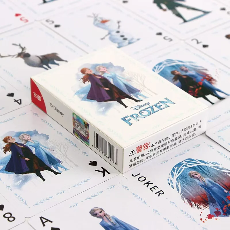 Disney Frozen Poker Cards Card Games Stitch Strawberry Bear Card Games Art Poker Cards Party Merchandise
