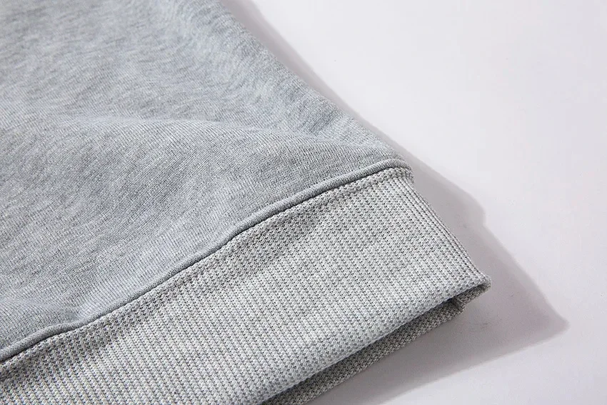 Ola New Hoodie Mercury شعار حرف ثلاثي الأبعاد من القطن الخالص فضفاض برقبة دائرية نمط نسائي شعور كسول