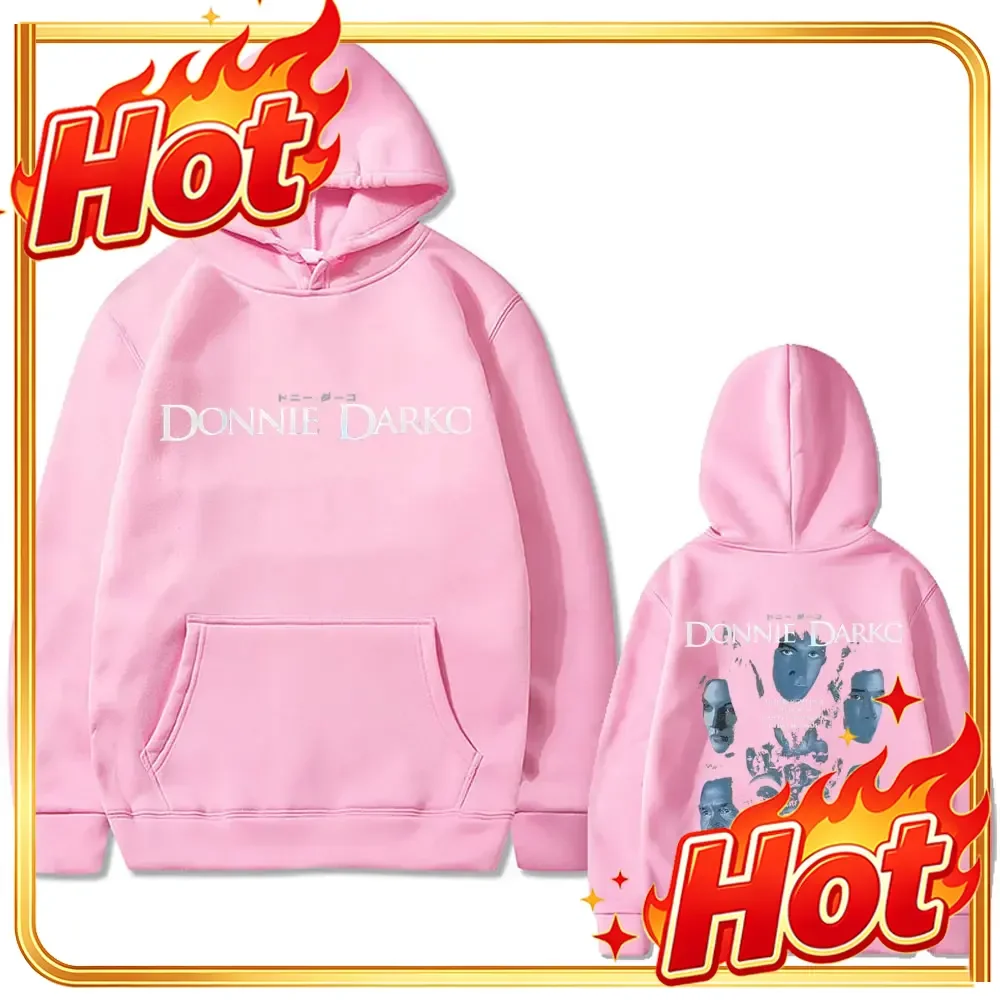 Movie Donnie Darko That Is When The World Will End Graphic Hoodie Men Women Casual Cotton Vintage Sweatshirt Oversized Pullover
